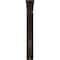 Ekena Millwork Austin Wrought Iron Bracket, (Triple center brace), Antiqued Bronze 2"W x 12"D x 15"H BKTM02X12X15TAUABZ - alternate 5